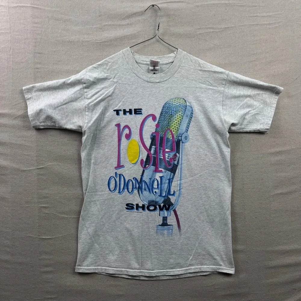 The Rosie O'Donnell Show T-Shirt Mens L‎ Gray 1997 Vintage TV